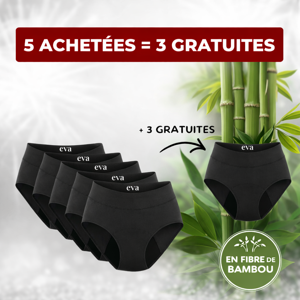 Culottes Éva en fibres de bambou ultra-douces et respirantes