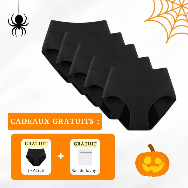 Culottes anti-fuites emblématiques de ÉVA (paquet de 5 + 1 GRATUIT)